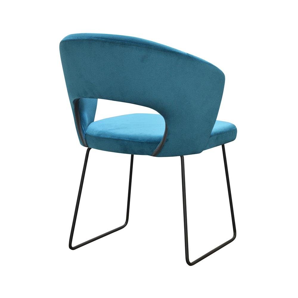 Polster Moderne Garnitur JVmoebel Stuhl, 8 Stuhl Armlehne Design Grüne Gruppe Hellblau Set Lehnstühle