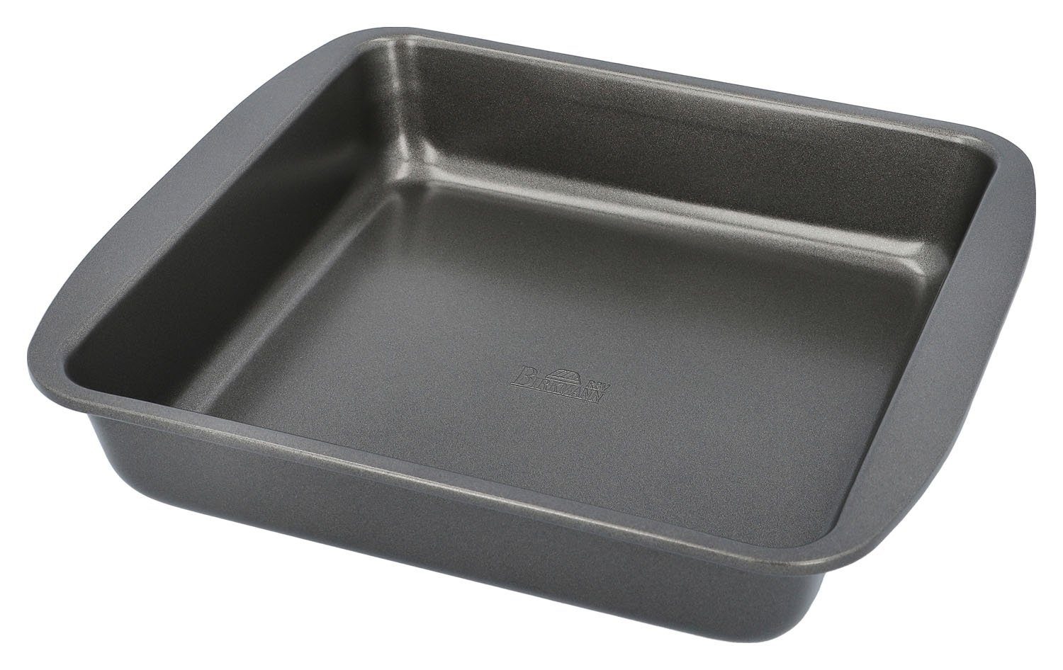 Birkmann Backform Brownieform EASY BAKING, 23 x 23 cm, Anthrazit, (1-tlg), antihaftbeschichtet
