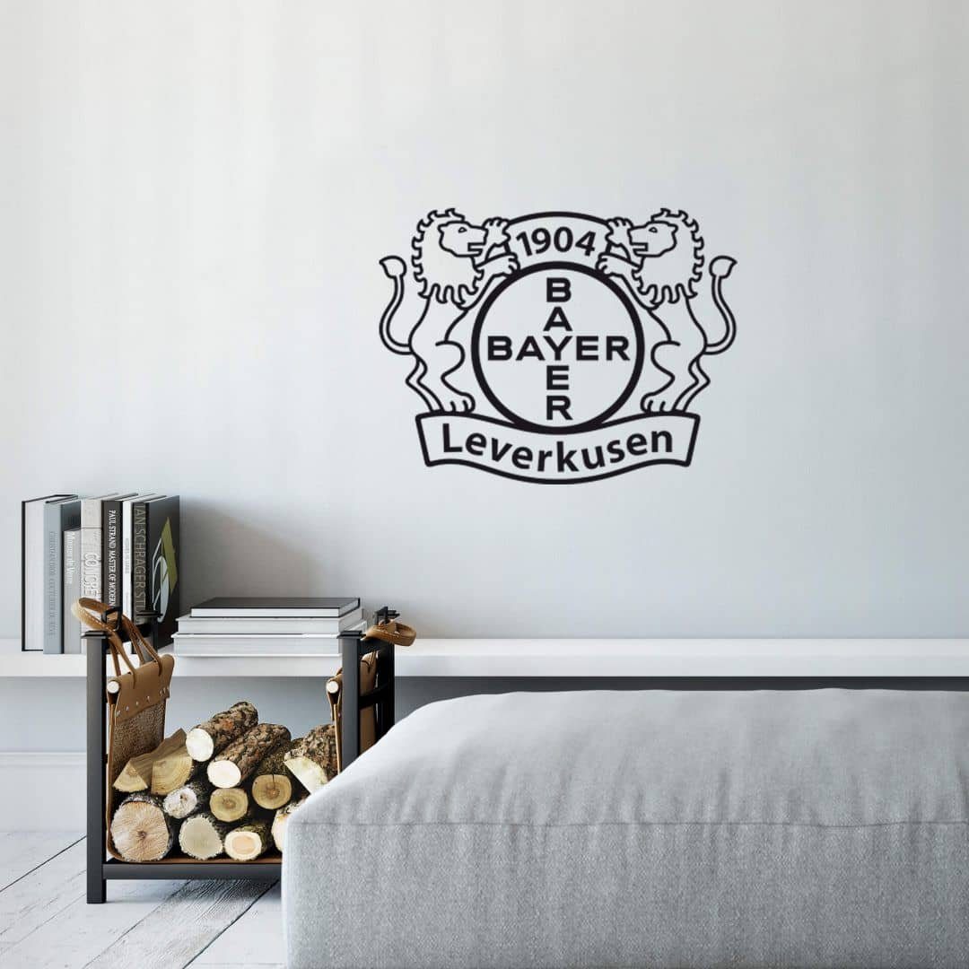 Bayer 04 Leverkusen Wandtattoo Fußball Wandtattoo Bayer 04 Leverkusen Fan L günstig online kaufen
