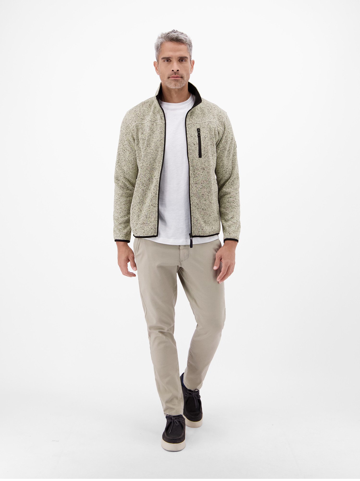 LERROS Sweatjacke Fleecejacke für Herren - warm, leicht, urban