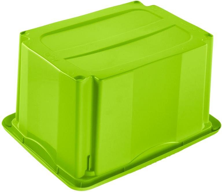 keeeper Organizer emil hochwertiger (Set, 3 St), Deckel, 15 L, Kunststoff Aufbewahrungsbox, mit grün