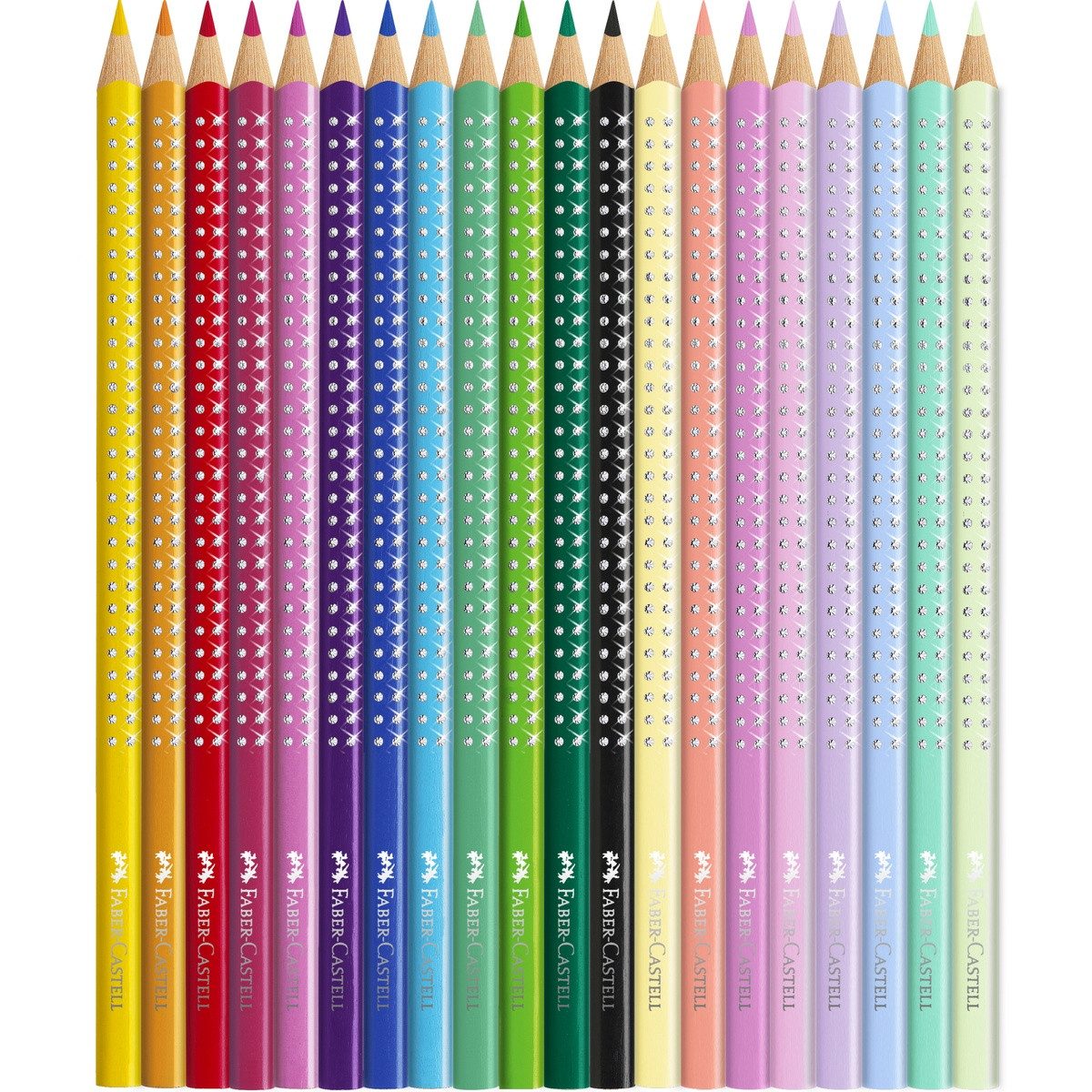 Faber-Castell Buntstift FABER-CASTELL Geschenkset Buntstifte Sparkle Schmetterling 20 Stück – Bild 3 von 5