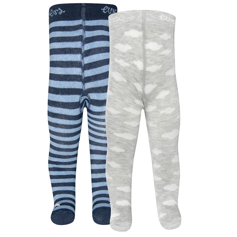 Ewers Strumpfhose Strumpfhose 2er Pack Ringel/Wolke (2 St. 2er-Set) 75% Baumwolle, 23% Polyamid, 2% Elasthan