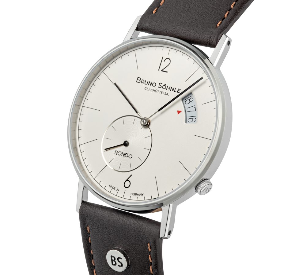 BRUNO SÖHNLE Quarzuhr Herrenuhr Glashütte Bruno Söhnle Rondo