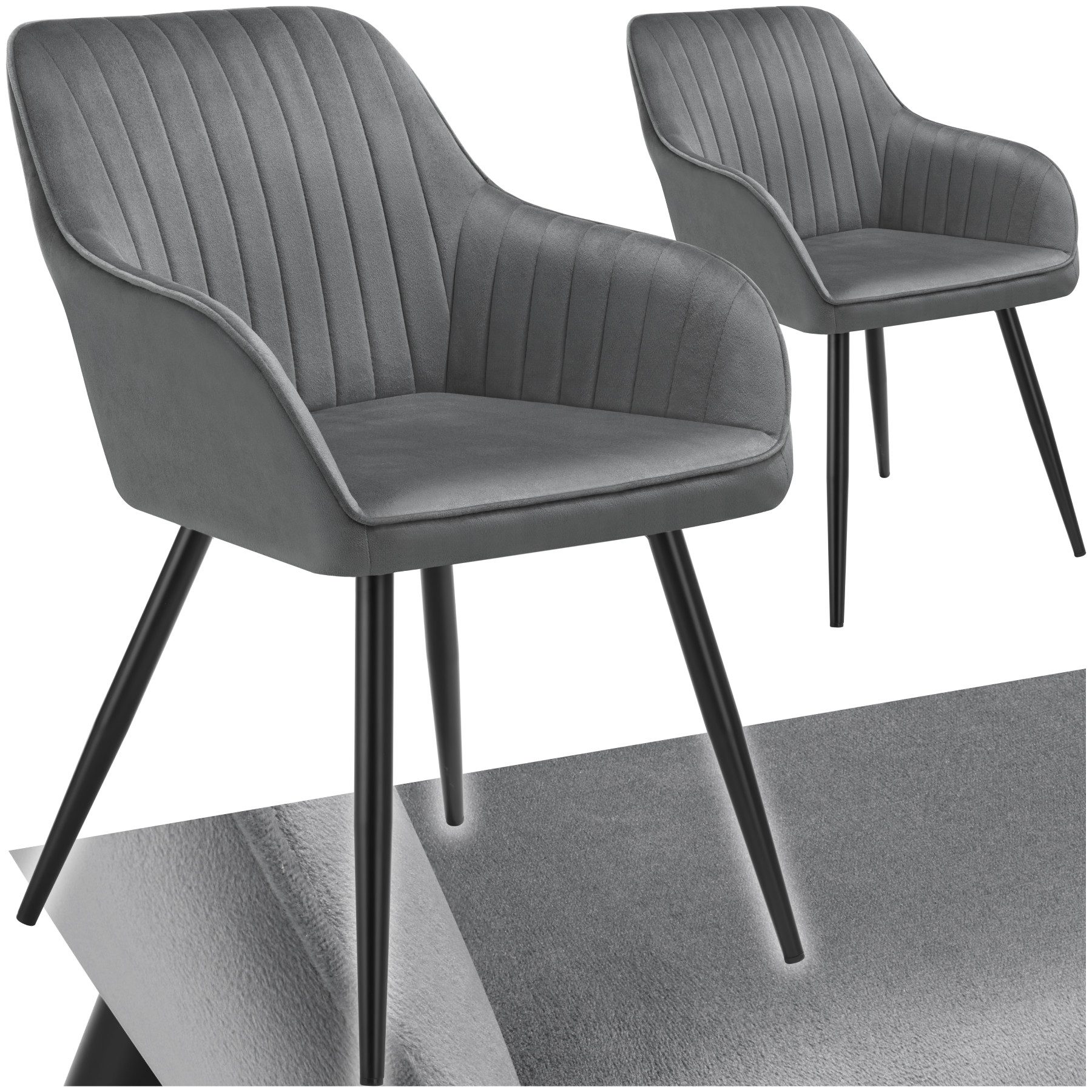 tectake Esszimmerstuhl Marilyn (Set, 2 St), günstig online kaufen