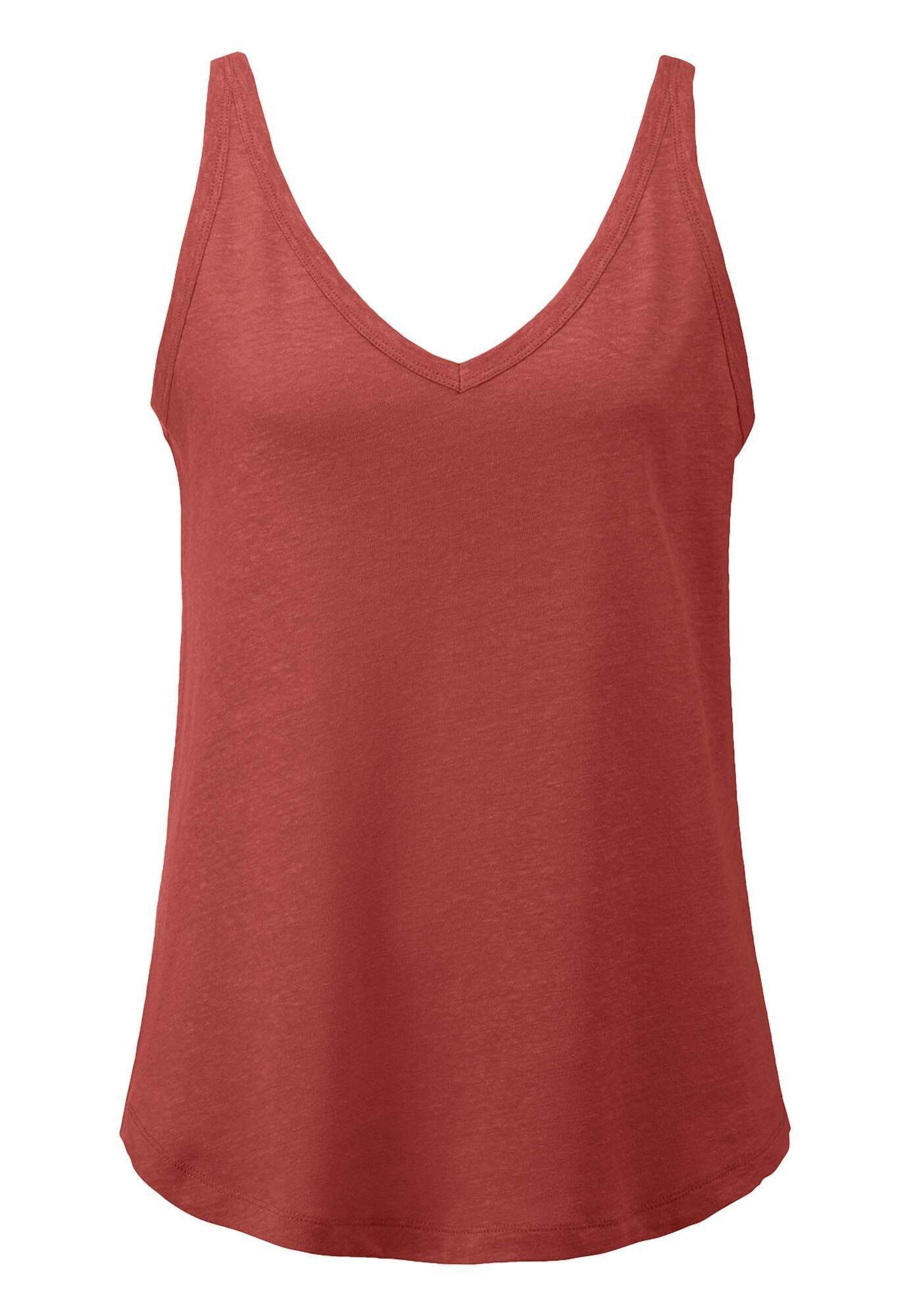 Hessnatur Shirttop Leinen und reiner Bio-Baumwolle (1-tlg)