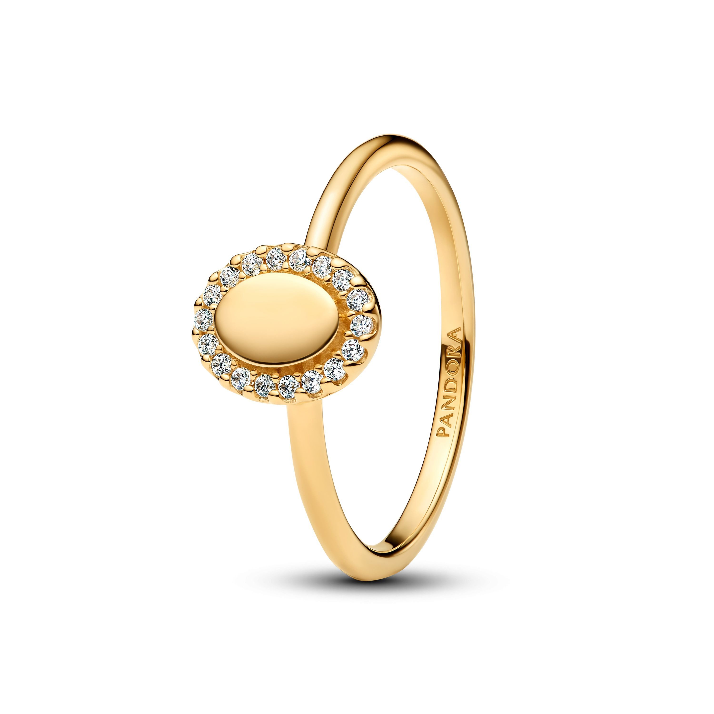 Pandora Silberring Pandora Ring Engravable Oval günstig online kaufen