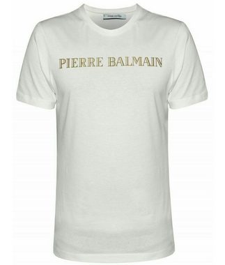 Balmain T-Shirt PIERRE BALMAIN T-shirt Logo Baumwolle Shirt