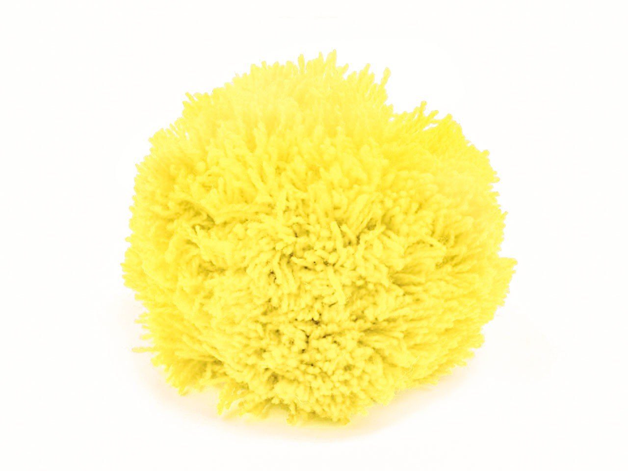 maDDma Pompon 2 Bommeln / Wollbommeln / Pompons, gelb