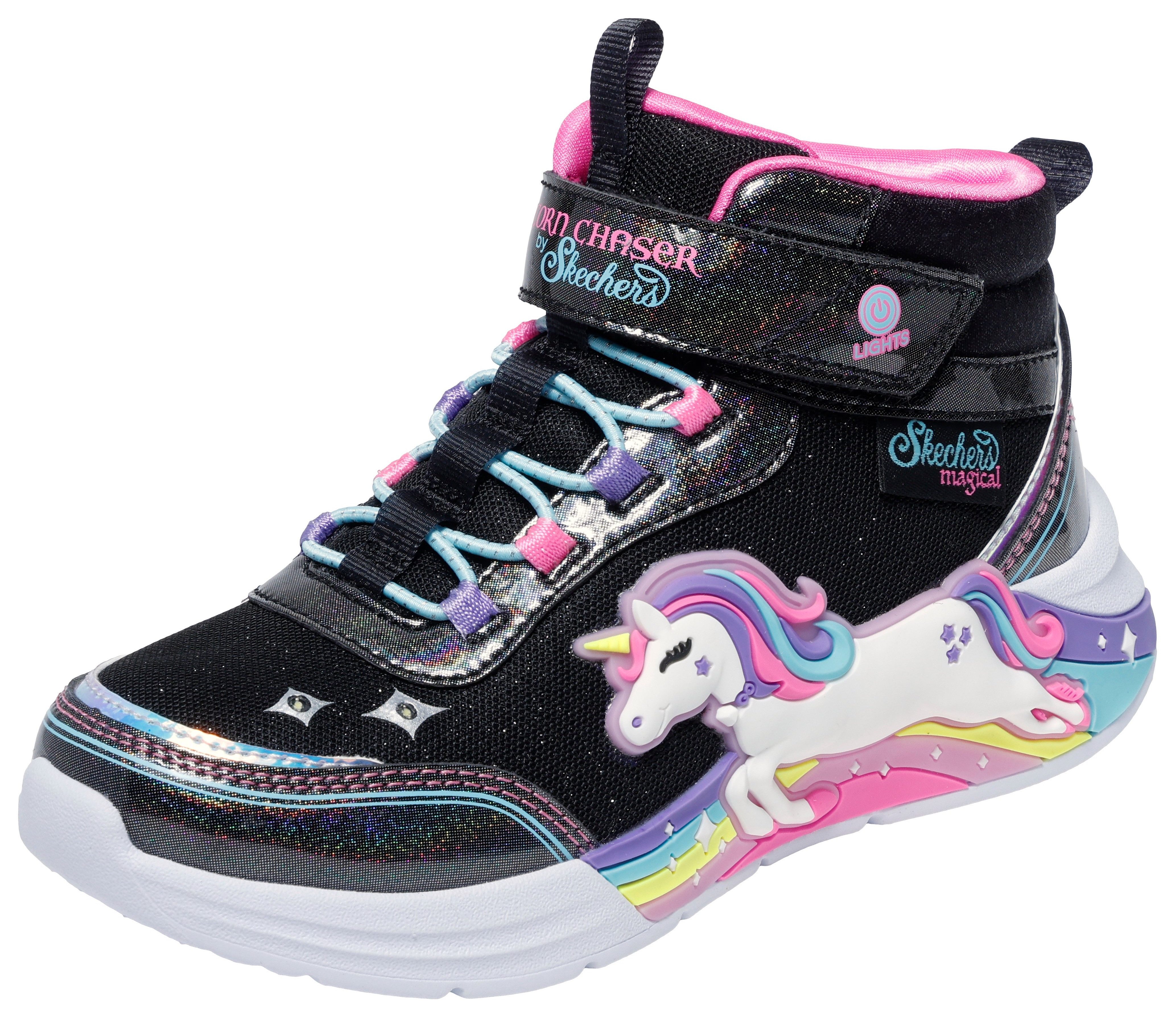 Skechers UNICORN CHASER Sneaker Boots mit Einhorn, Größenschablone zum Download