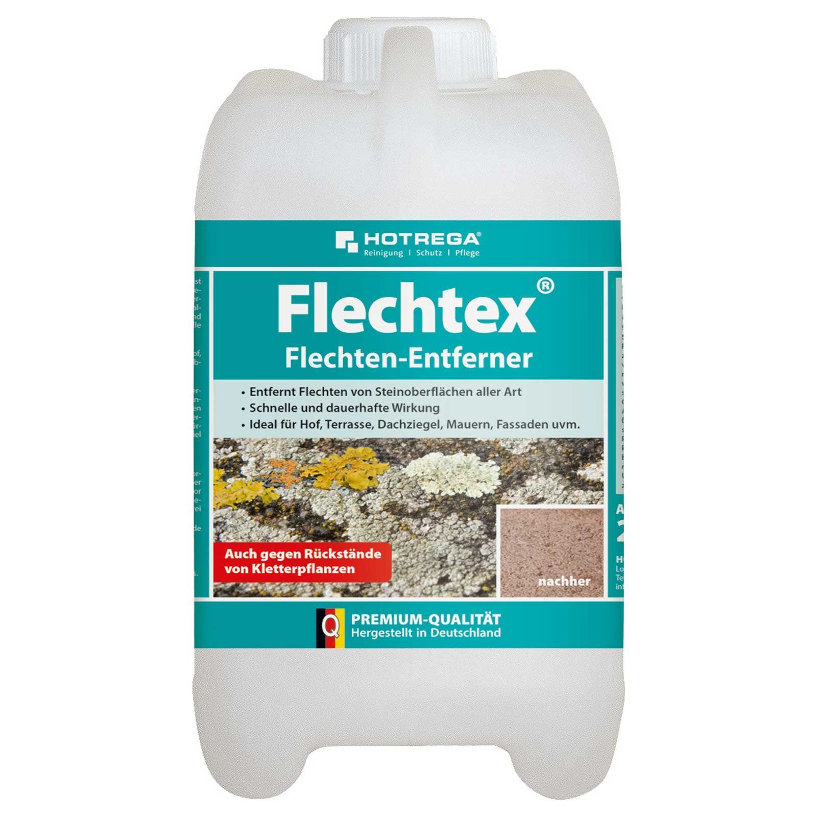 HOTREGA® Flechtex Flechten Entferner Steinreiniger Flechtenentferner Algen 2L Grünbelagentferner