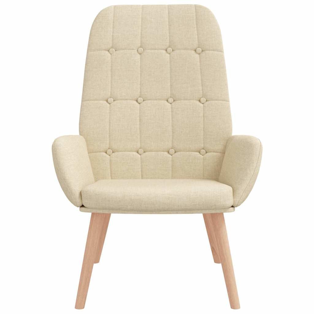 vidaXL Sessel Relaxsessel Creme Stoff (1-St) günstig online kaufen