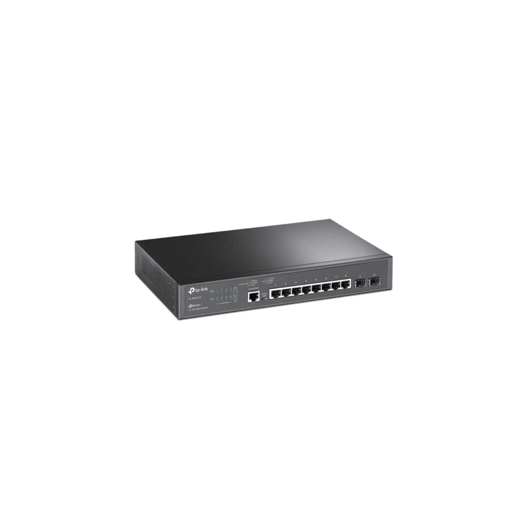 JetStream 8-Port-Gigabit-L2+-Managed-Switch mit 2 SFP Slots Netzwerk-Switch