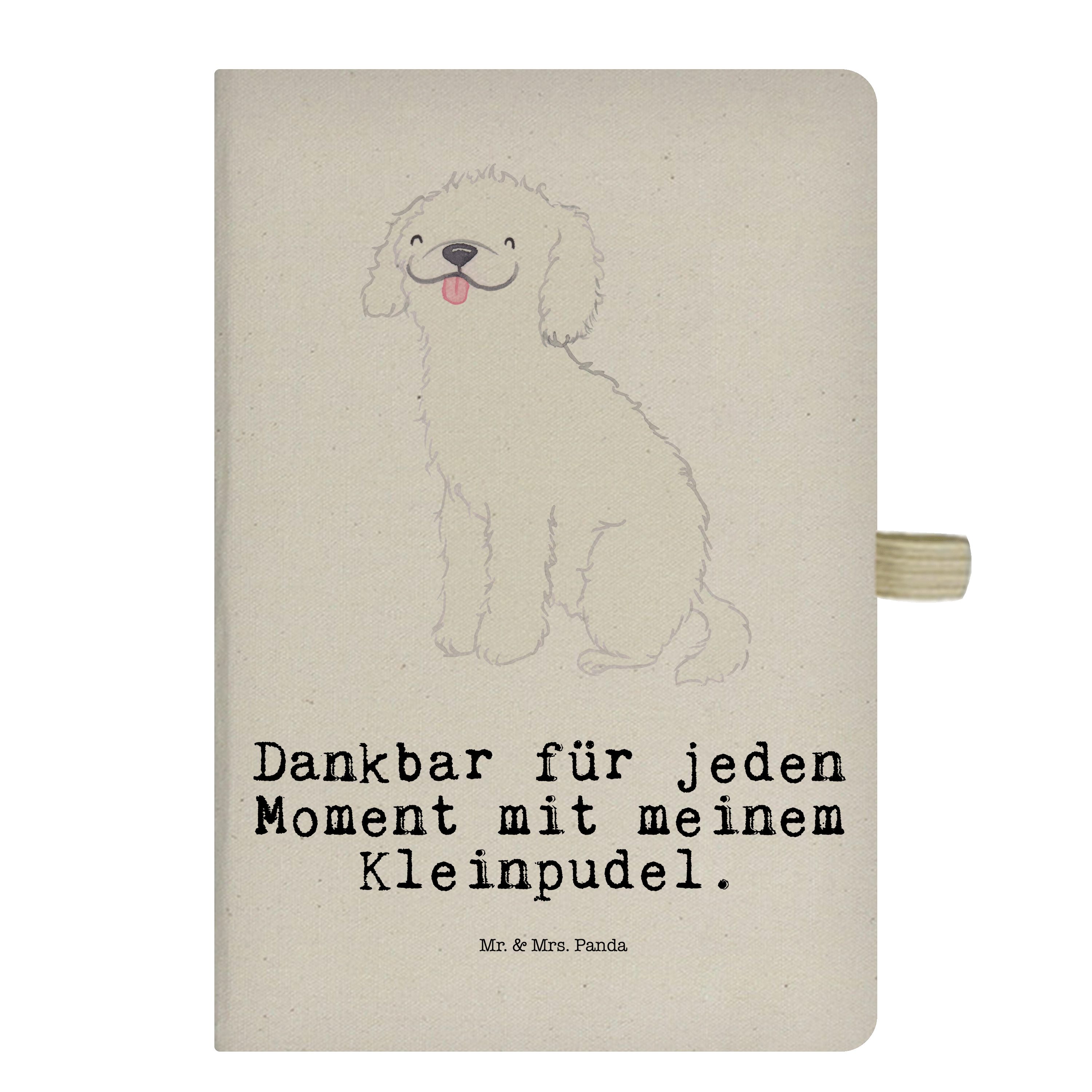 Mr. & Mrs. Panda Notizbuch Kleinpudel Moment - Transparent - Geschenk, Notizen, Schenken, Kladde Mr. & Mrs. Panda