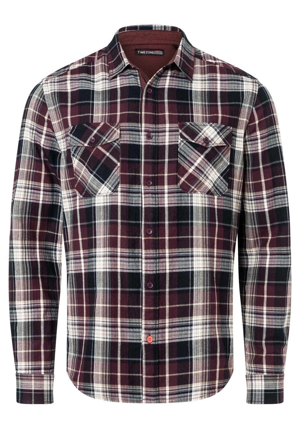TIMEZONE Langarmhemd FLANELL (1-tlg)