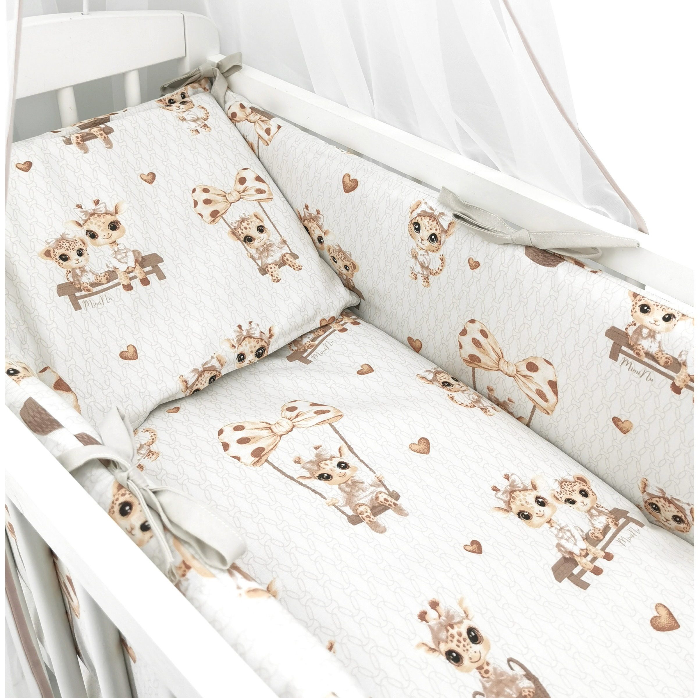 Baby-Delux Babybettwäsche Baby Wiegenset Giraffe und günstig online kaufen