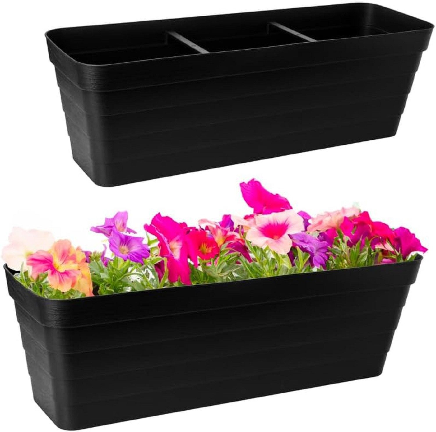 Centi Blumenkasten Balkonkasten 60cm mit Wasserspeicher günstig online kaufen