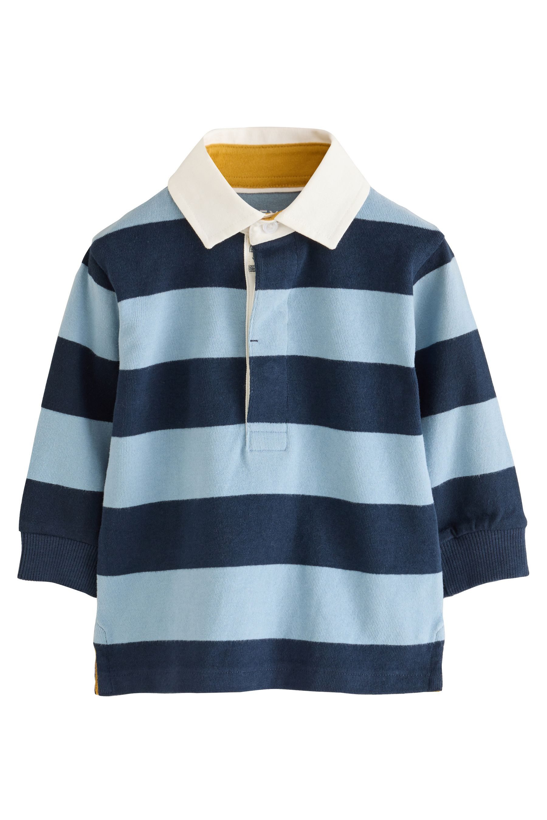 Next Langarm-Poloshirt Rugbyshirt mit Polokragen (1-tlg)