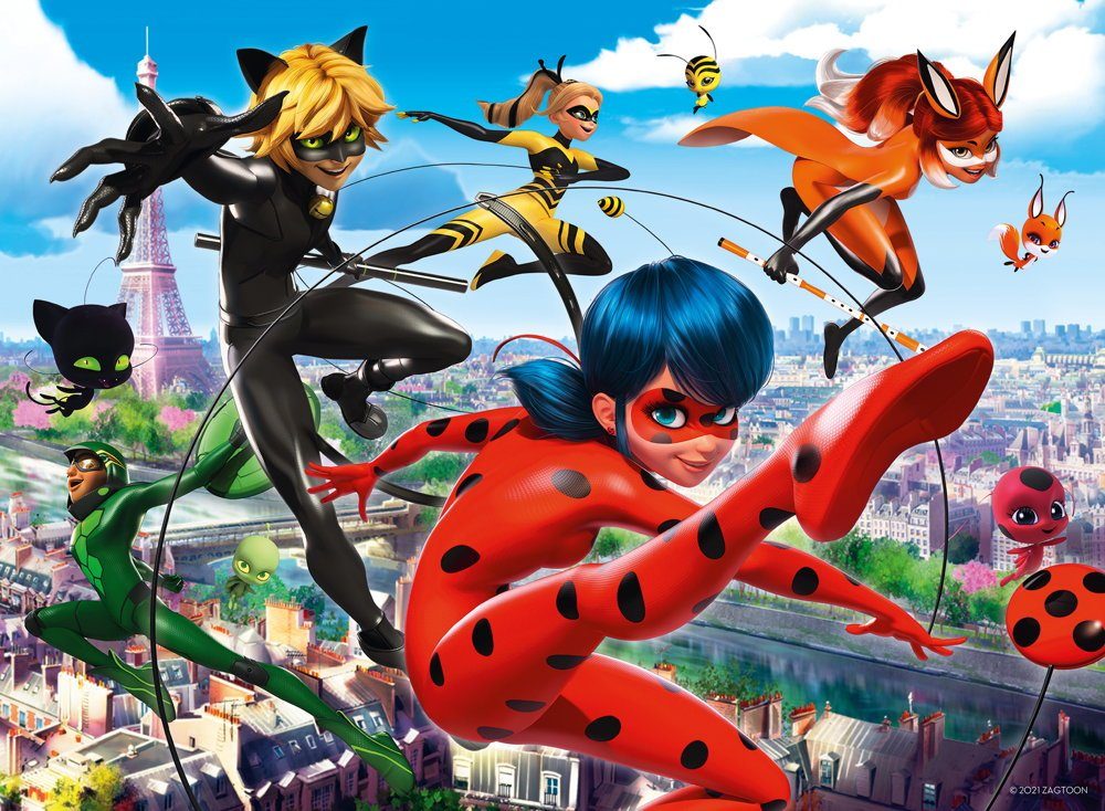 Ravensburger Puzzle XXL Miraculous Superhelden-Power 12998, günstig online kaufen