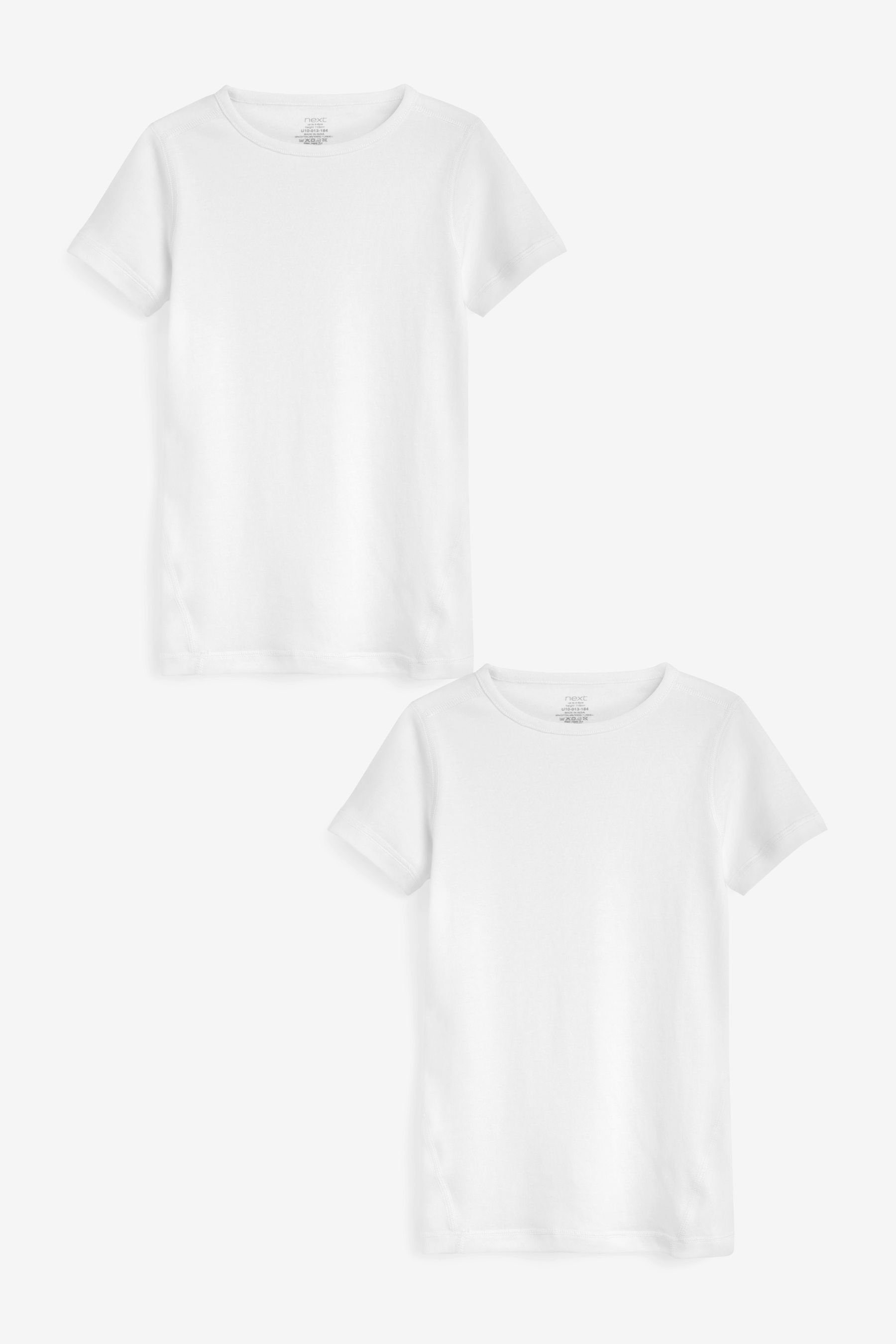 Next T-Shirt Hautfreundliche, kurzärmelig Tops, 2er-Pack (2-tlg)