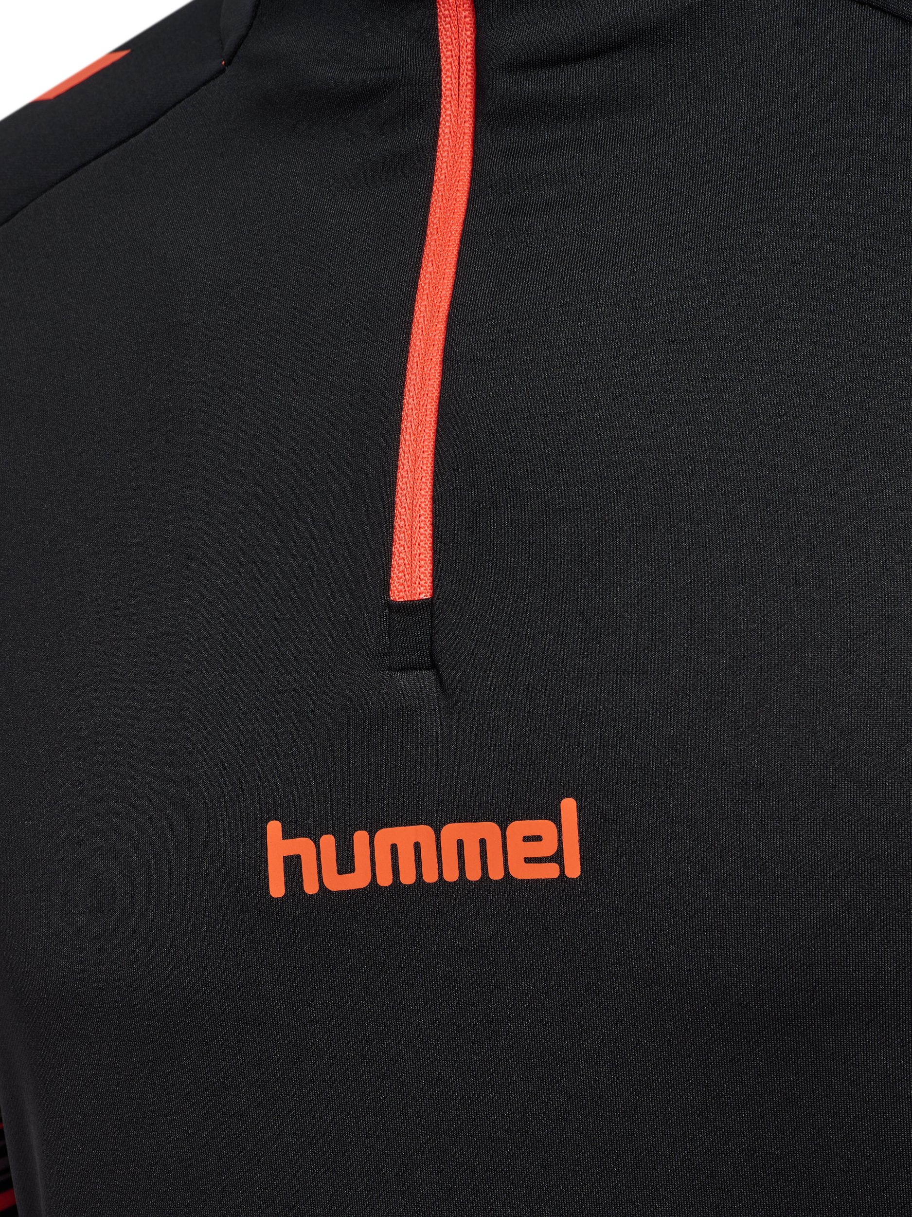 hummel Trainingsshirt HMLBLAZE PRO TRAINING HALF ZIP schnell trocknend, atmungsaktiv, aus Polyester und Elasthan