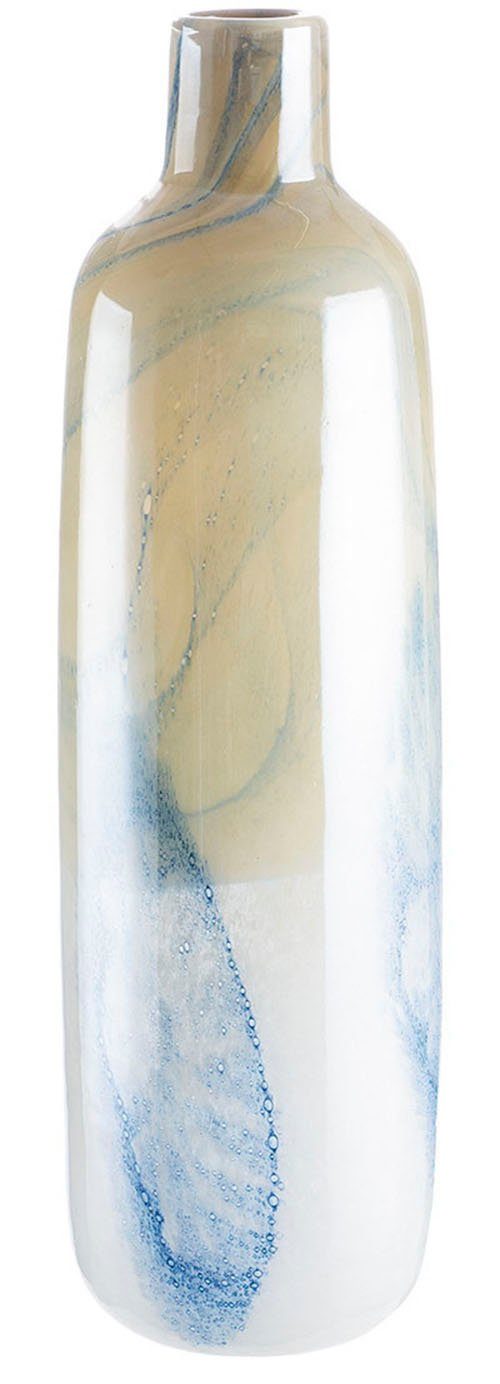 Casablanca by Gilde Tischvase Fresh, Dekovase (1 St), Vase aus durchgefärbtem Glas, Höhe ca. 46 cm