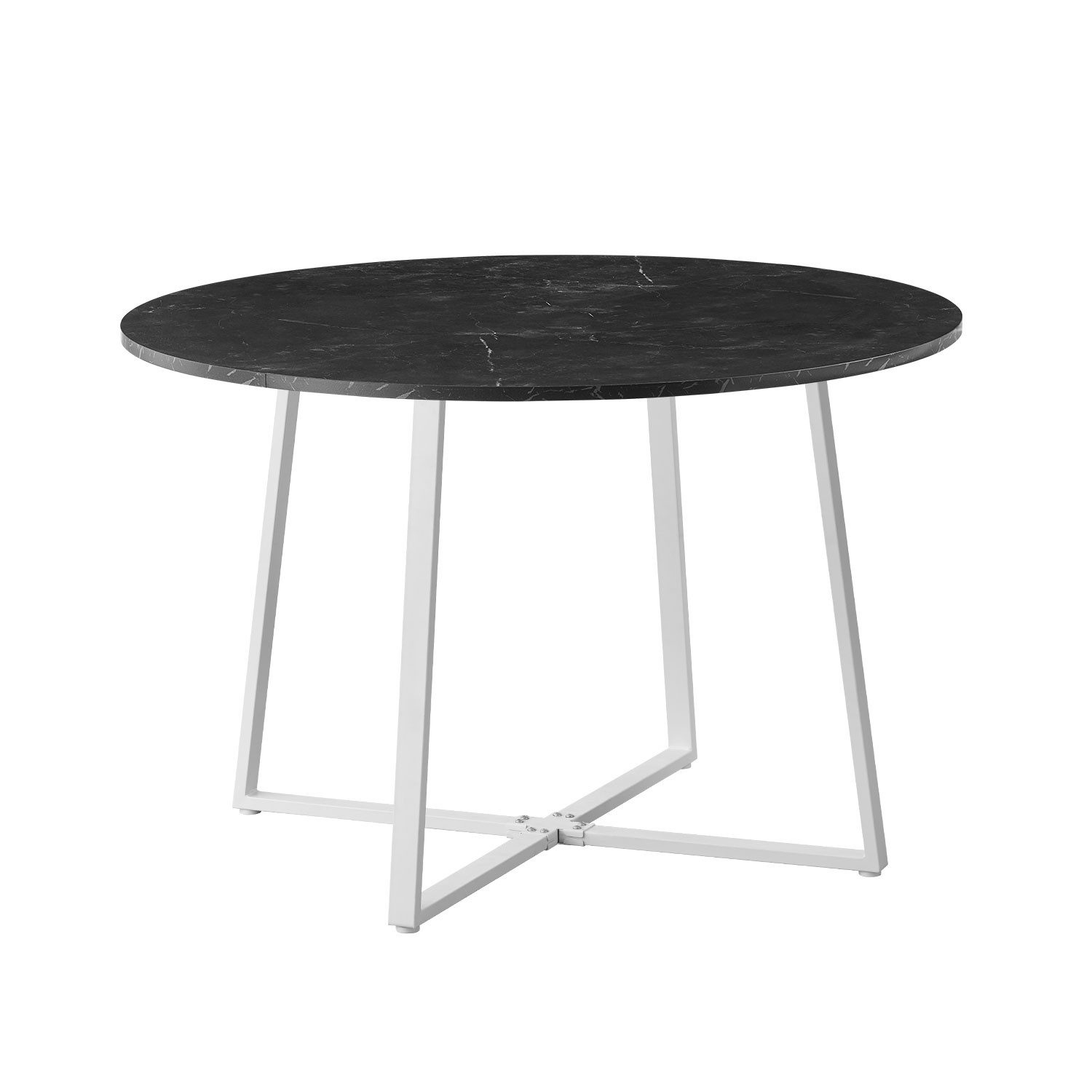 B&D home Esstisch NOA, Metallgestell schwarz oder weiß, rund, 110x110cm, pl günstig online kaufen