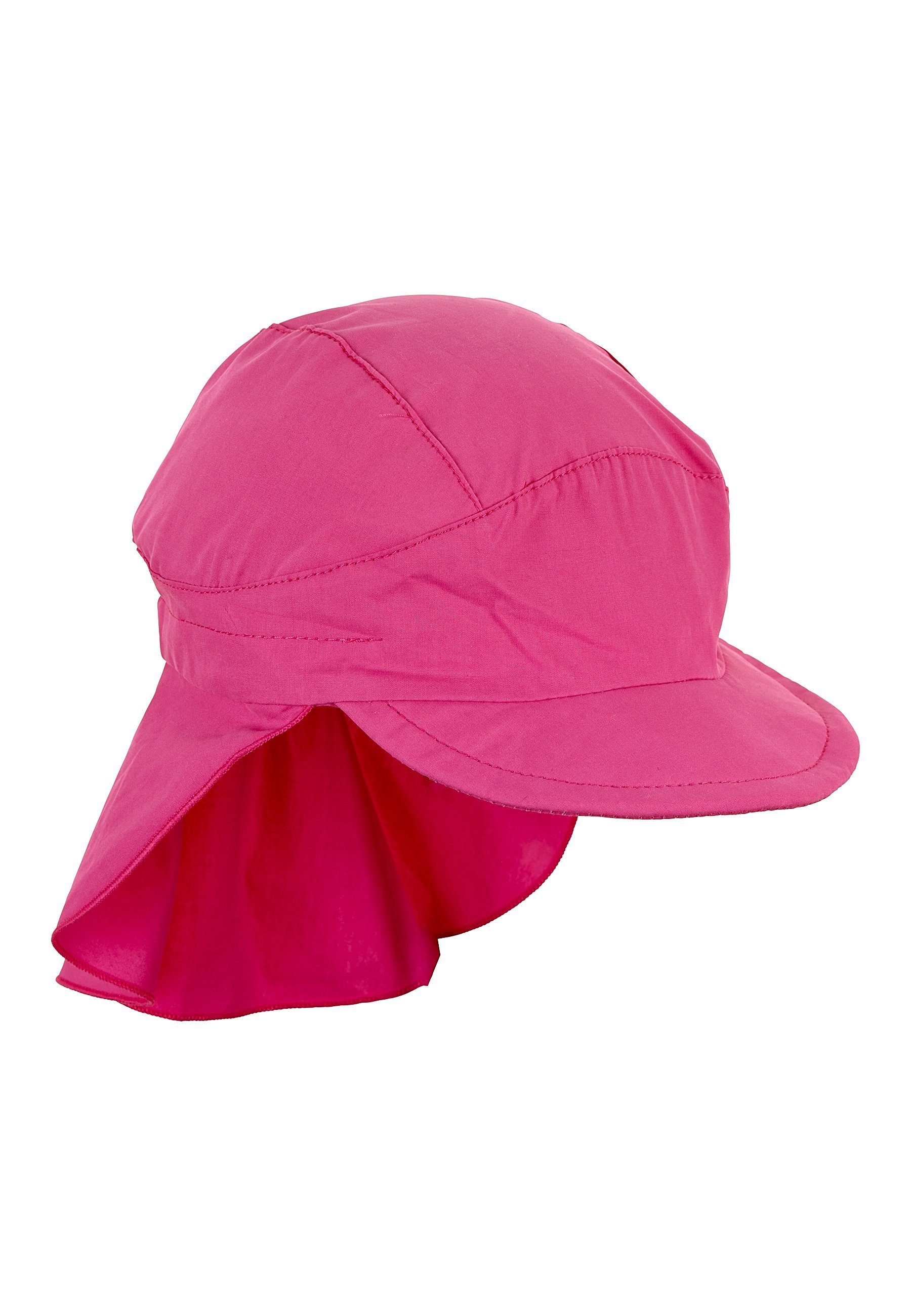 Sterntaler® Schirmmütze UV-Schutz 50+ Schirmmütze mit Nackenschutz Basic (1-St) Kindermütze mit Schirm aus UV-Popeline unifarben – Bild 4 von 5