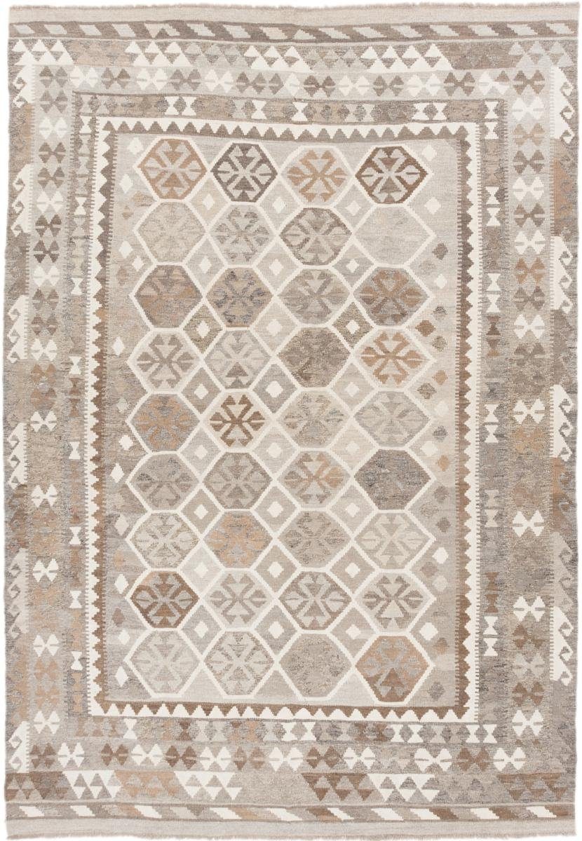 Orientteppich Kelim Afghan Heritage 206x291 Handgewebter Moderner Orientteppich, Nain Trading, rechteckig, Höhe: 3 mm