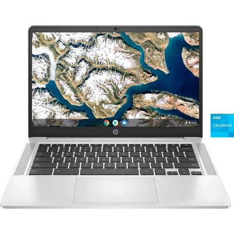 HP 14a-na0221ng Chromebook (35,6 cm/14 Zoll, Intel Celeron N4120, UHD Graphics 600)