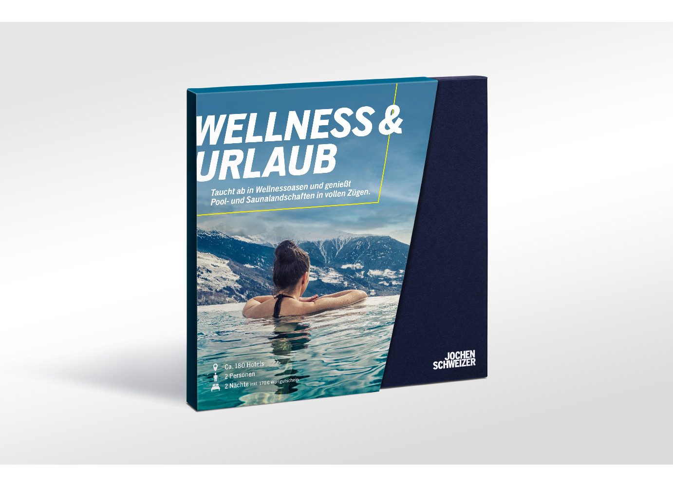 Jochen Schweizer Erlebnisgutschein Geschenkbox Wellnessurlaub, Erkunde neue Wellnessgalaxien