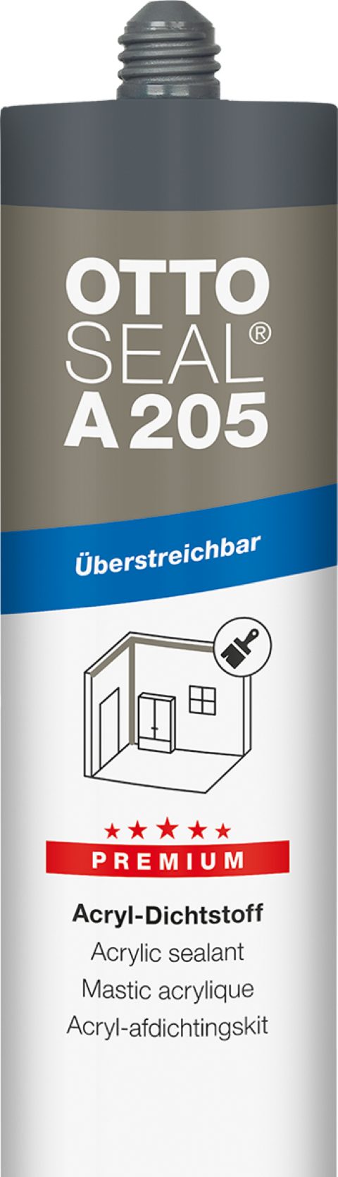 OTTO-Chemie Maleracryl Ottoseal A205 Premium-Acryl-Dichtstoff 310 ml, gebrauchsfertig – Bild 4 von 4