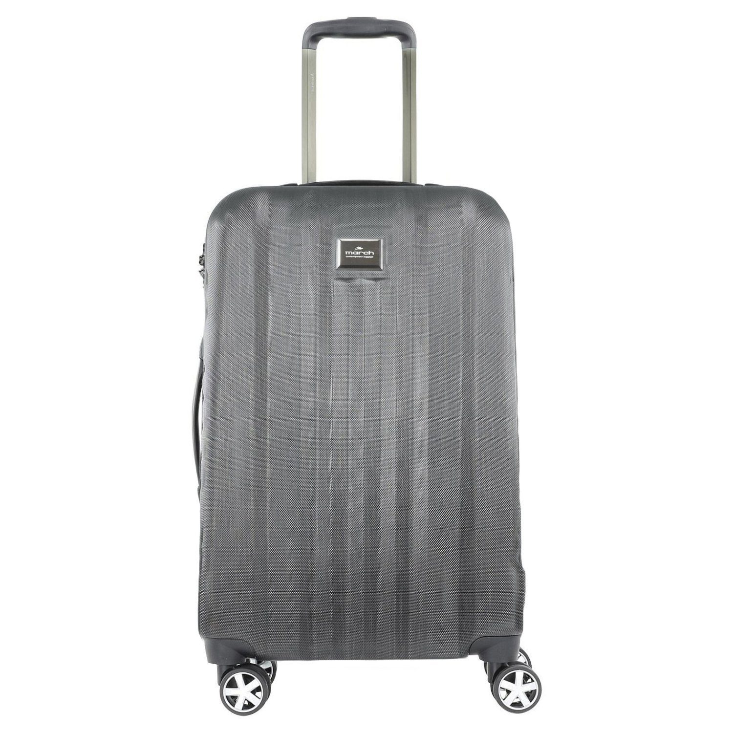 March15 Trading Rollen cm, Trolley 4-Rollen-Trolley bronze 4 - M 65 brushed brushed Fly