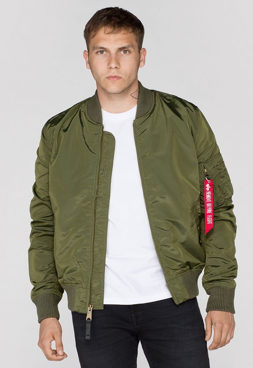 Industries Tt Alpha Kurzjacke Ma-1 dark green