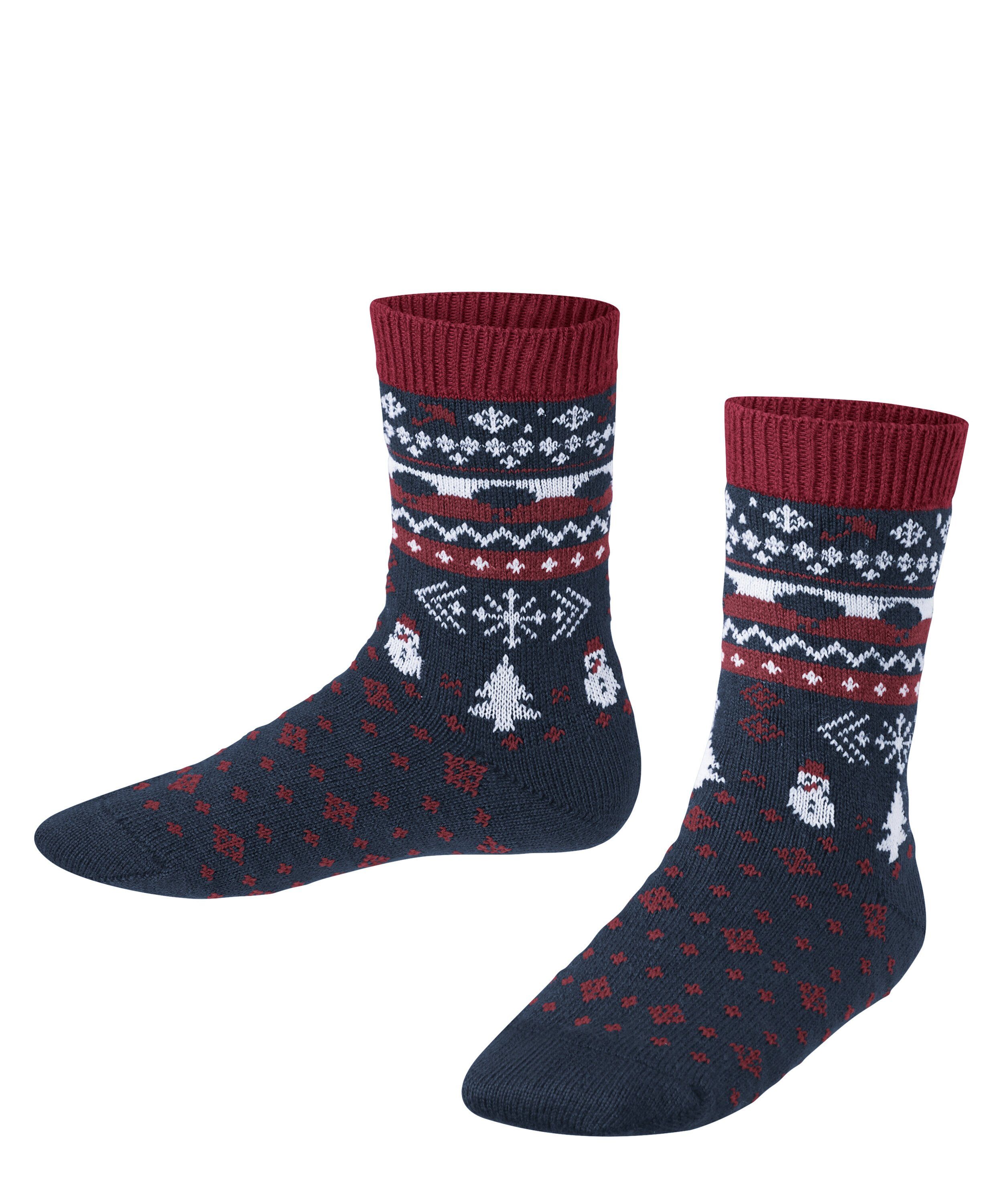 FALKE Socken Weather Fair Isle (1-Paar) darkblue (6023)