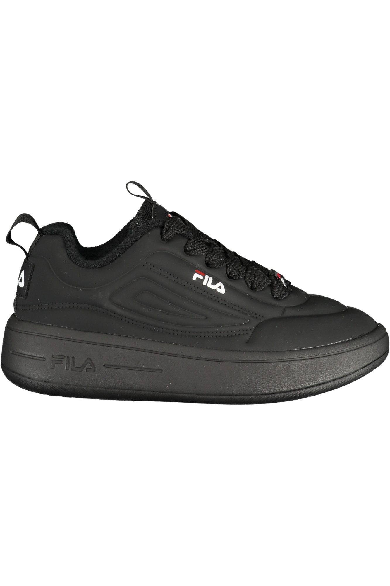 Fila Sneaker Damen Sportschuh Schwarz mit Stickerei und