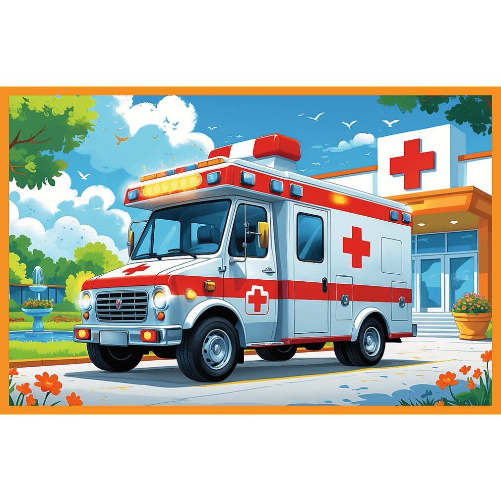 Trefl Puzzle Puzzle - 2×24 pieces - In the Land of Joy - ik Family - 34447, Puzzleteile
