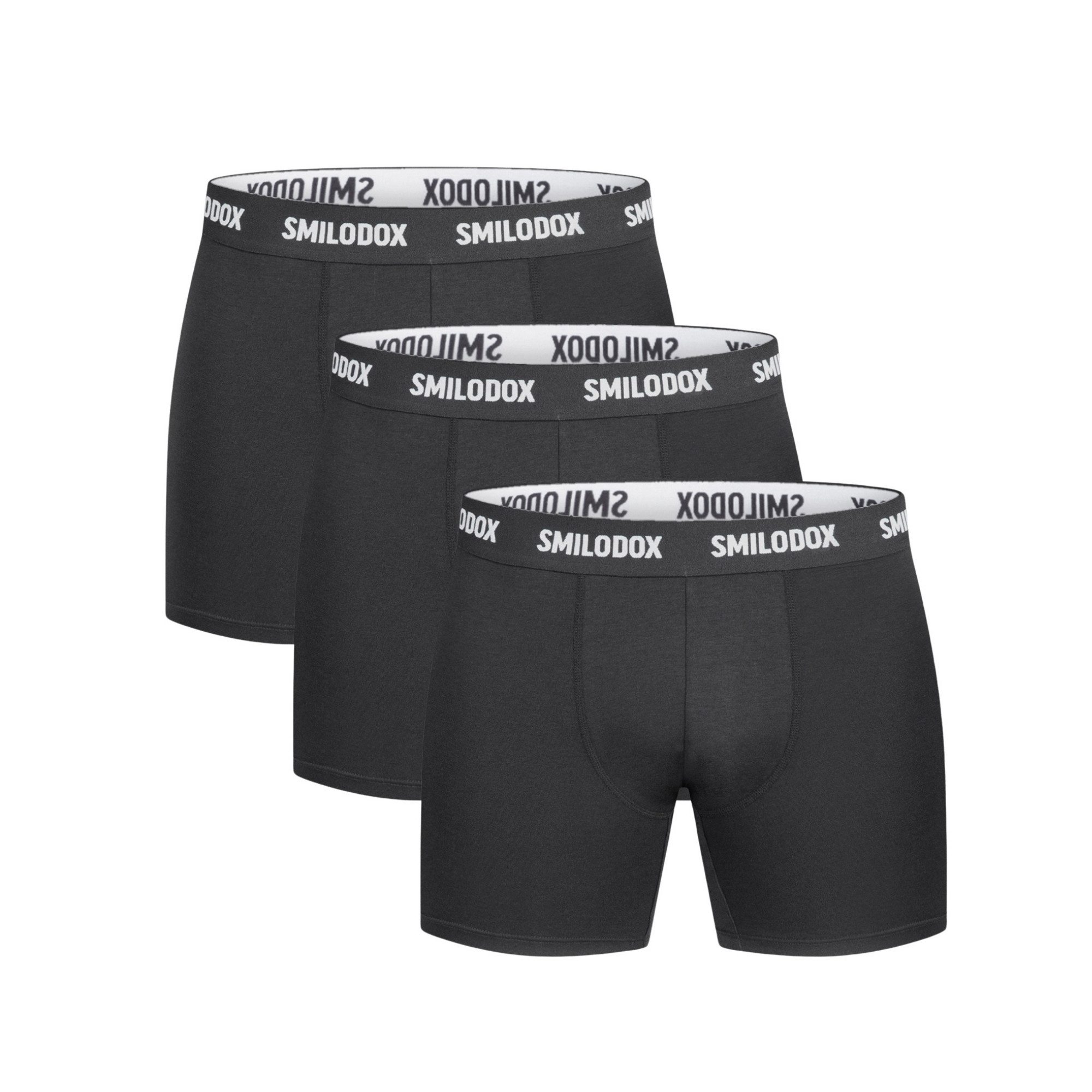 Smilodox Boxershorts 3er Pack Unterhosen, bequem, aus Baumwolle Weiches Mat günstig online kaufen