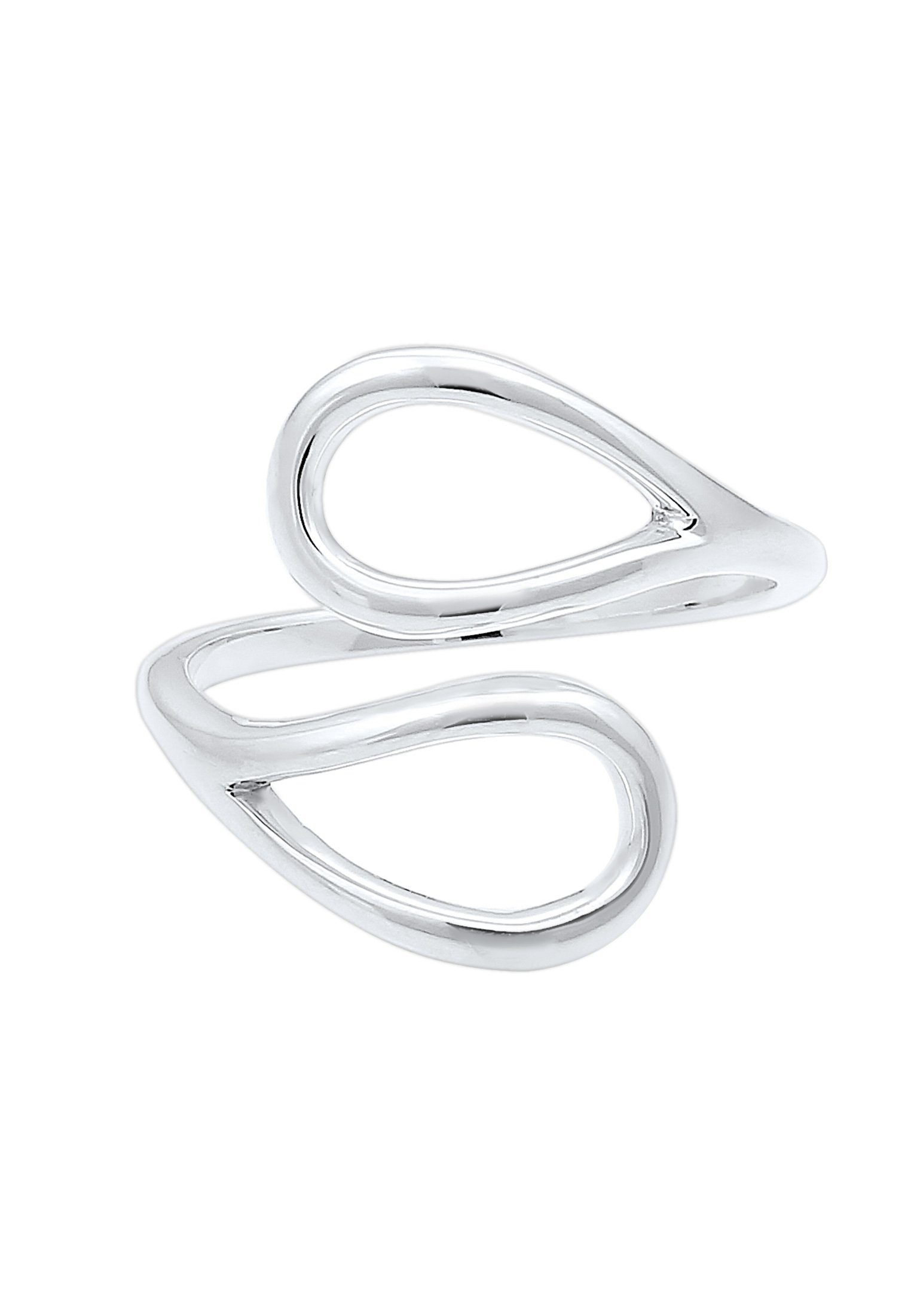 Elli Fingerring Tropfen Offen Verstellbar 925 günstig online kaufen
