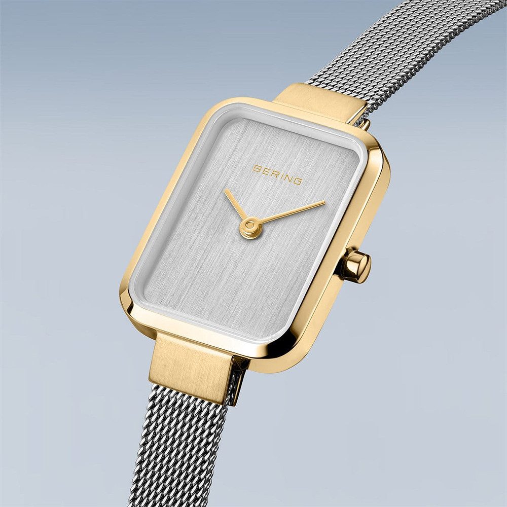Bering Quarzuhr Bering Petite Square gold poliert/gebürstet 14520-010 14520 günstig online kaufen