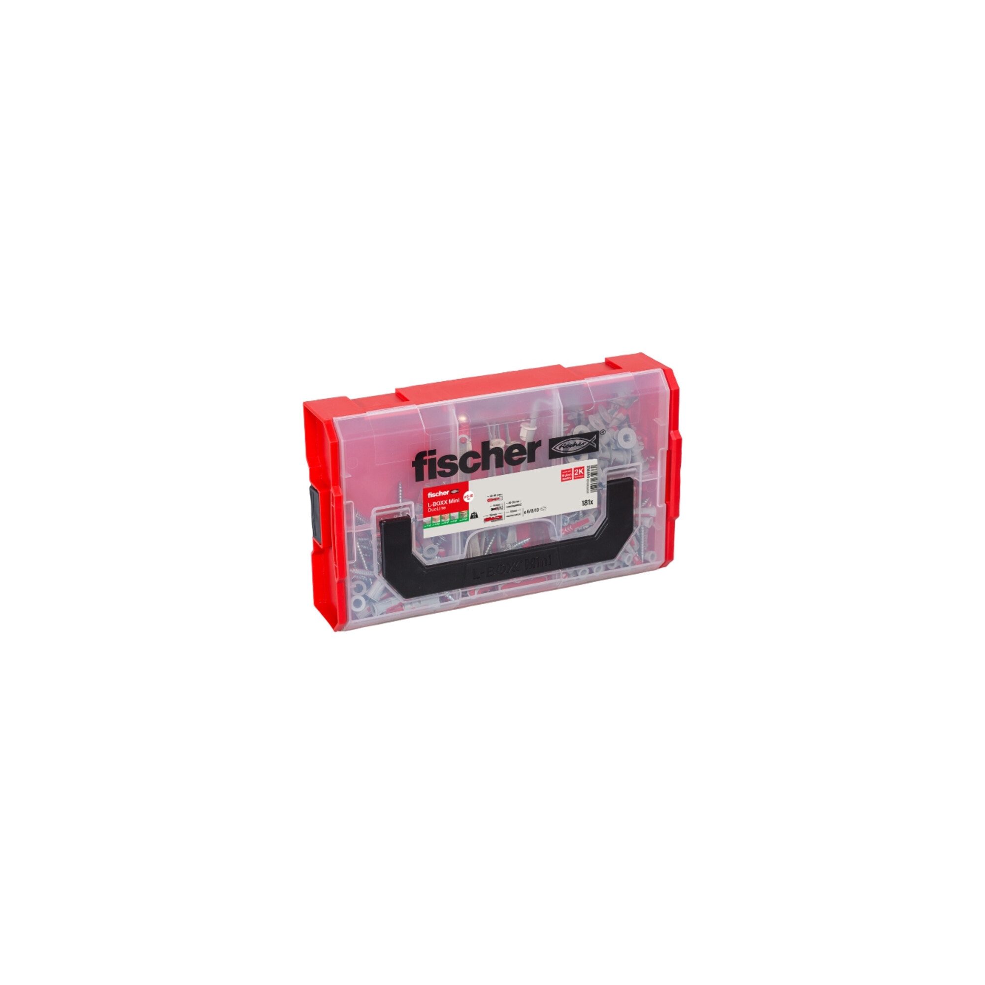 fischer Schrauben- und Dübel-Set fischer L-Boxx mini DuoLine + Schraube (181 Teile)