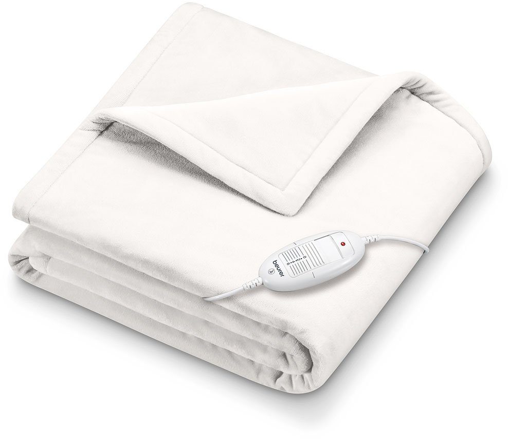 BEURER Heizdecke HD 75 Cosy White, 6 elektronisch geregelte Temperaturstufen