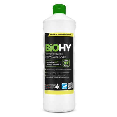 BiOHY Teppichreiniger für Waschsauger 1 x 1 Liter Flasche Teppichreiniger (1-St)