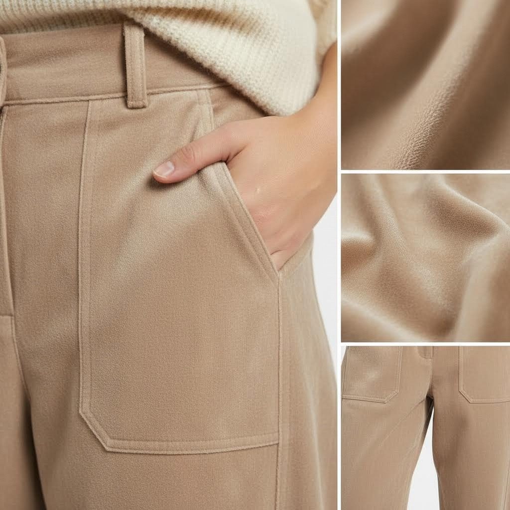 May Gem Schlupfhose Damen Velourshose im Balloon-Stil