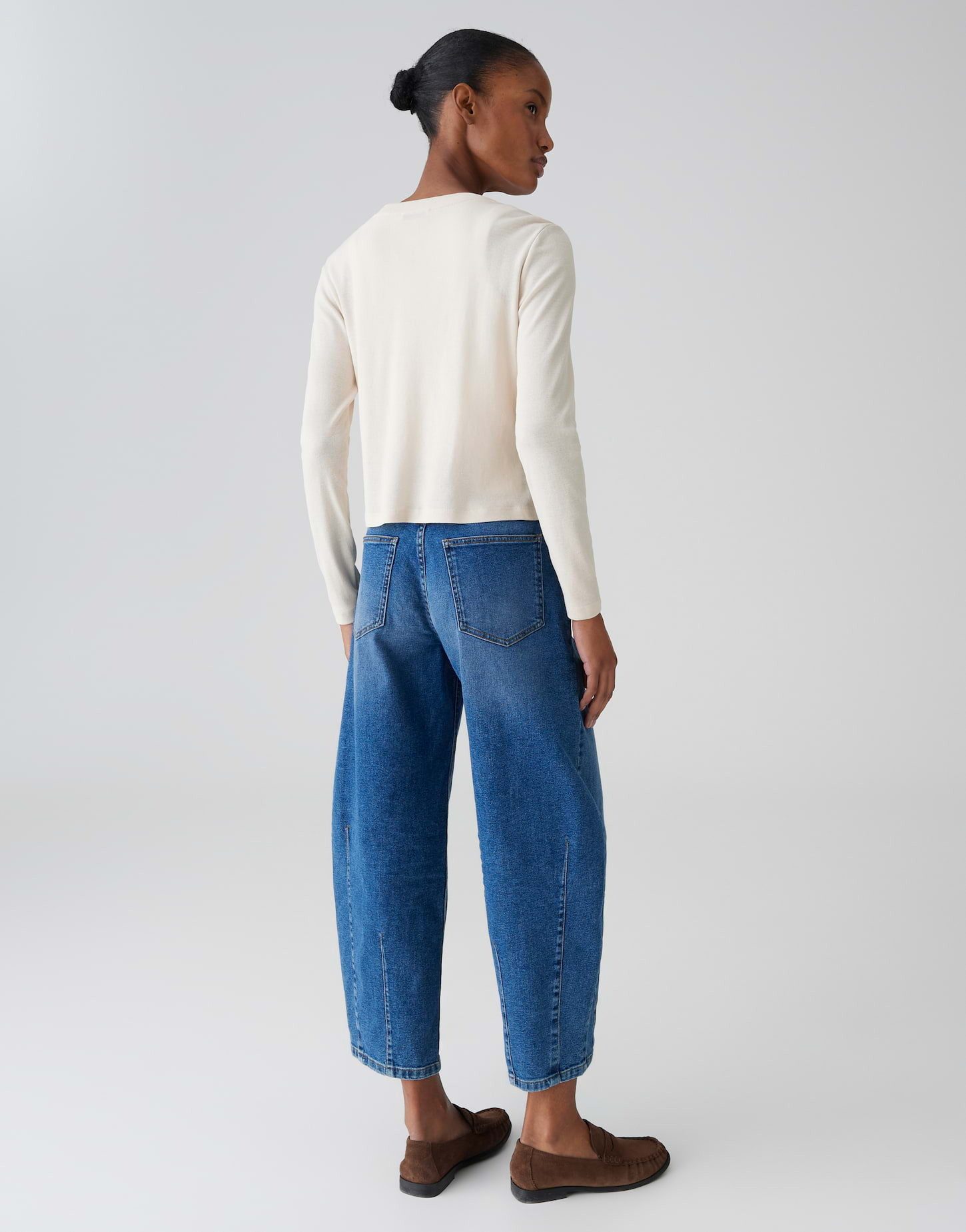 OPUS Shirtjacke Jerseyjacke aus BCI Cotton Mix Schmale Passform, leicht elastisch, Pull-on