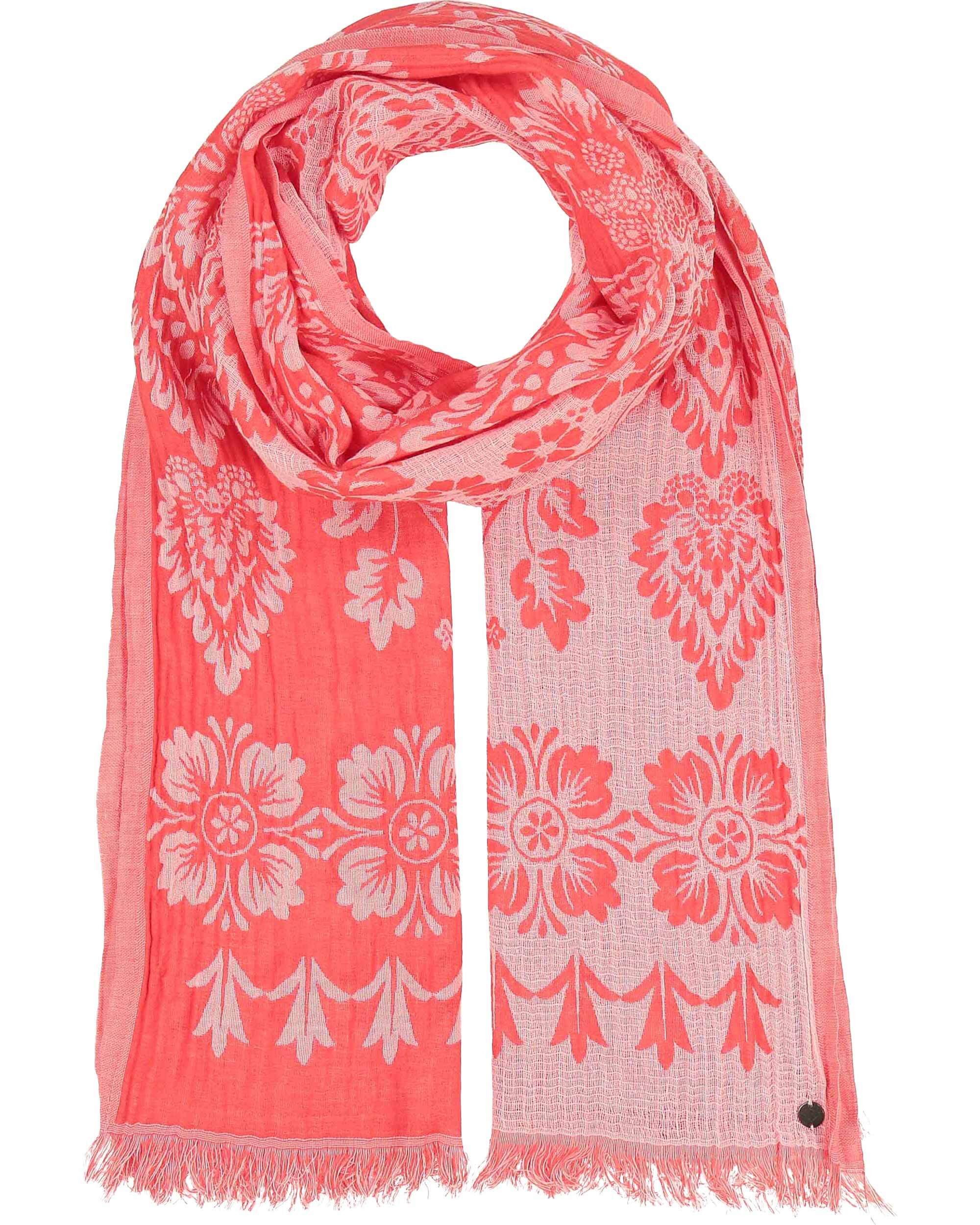 Modeschal Sustainability Edition - Schal mit floralem Damastmuster
