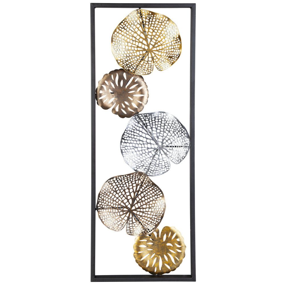MICA Dekohänger Wanddeko - Seerosenblätter - 30 x 3 x 84 cm günstig online kaufen