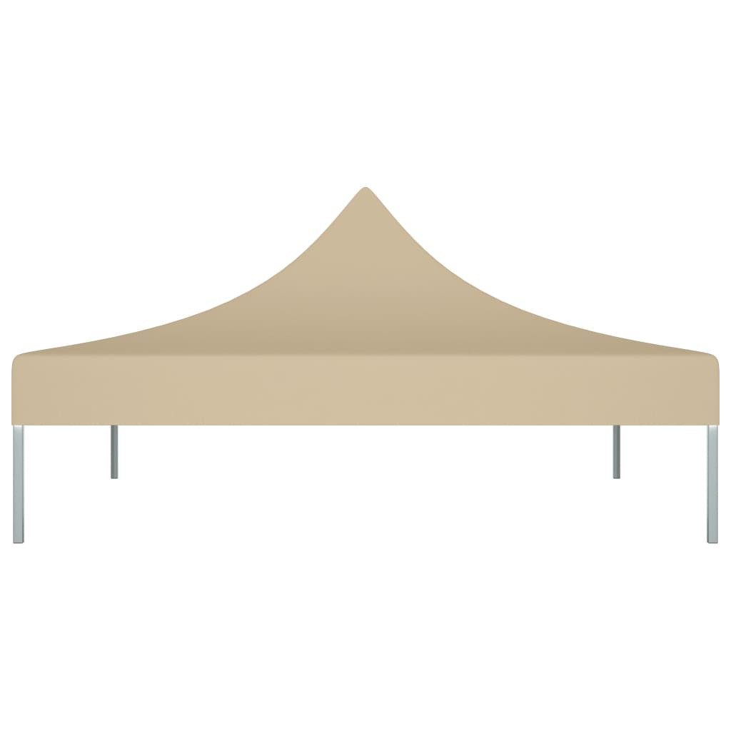 vidaXL Pavillon-Ersatzdach, Partyzelt-Dach 3x3 m Beige 270 g/m²