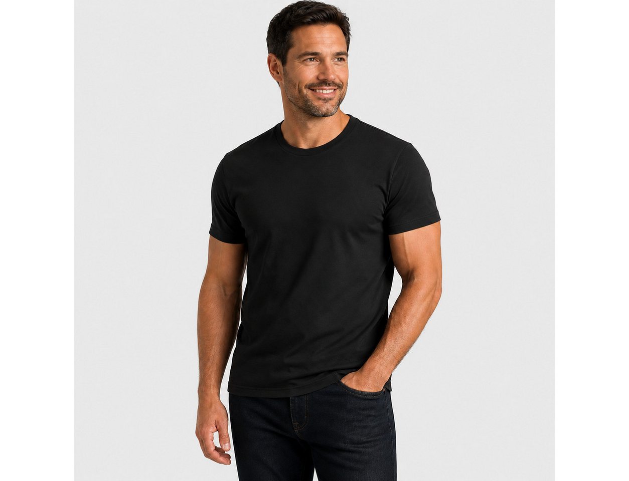 Sitztgut T-Shirt Classic Crew Neck T-Shirt (1-tlg)