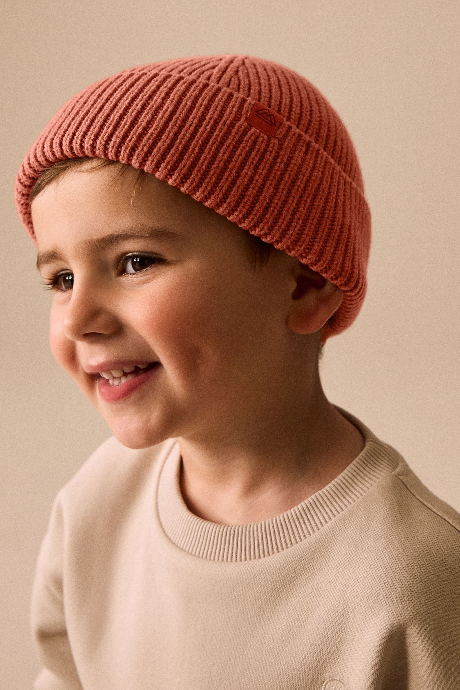 Next Beanie Gestrickte, gerippte Beaniemütze (1-St)